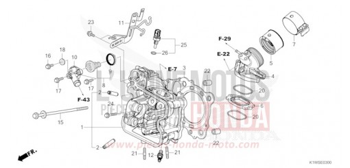 CYLINDER HEAD SH350AS de 2025